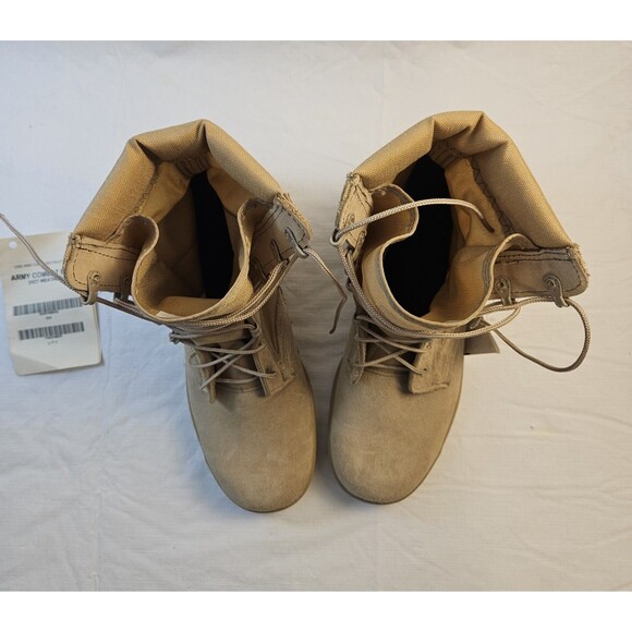 New McRae Mil-Spec Hot Weather Army Combat Coyote Boot 9W Vibram Sierra outsole - Picture 9 of 13